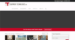 Desktop Screenshot of equiptech.com